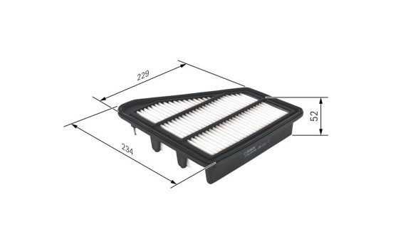 Air Filter S0453 Bosch, Image 2
