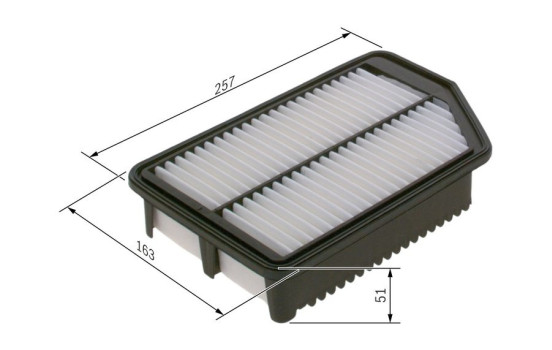 Air Filter S0481 Bosch, Image 6