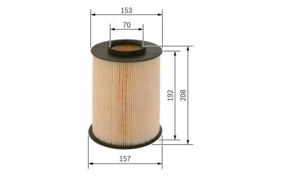 Air Filter S0492 Bosch, Image 6