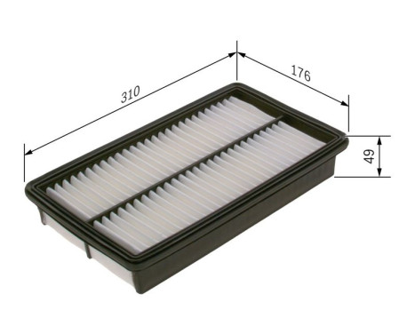 Air Filter S0495 Bosch, Image 5