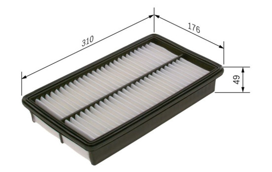 Air Filter S0495 Bosch, Image 5