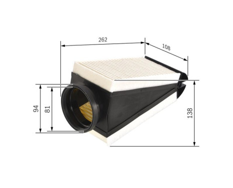 Air Filter S0497 Bosch, Image 2