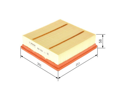 Air Filter S0498 Bosch, Image 6