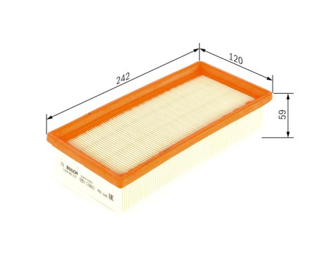 Air Filter S0510 Bosch, Image 2