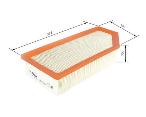 Air Filter S0520 Bosch, Image 5