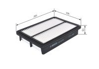 Air filter S0530 Bosch