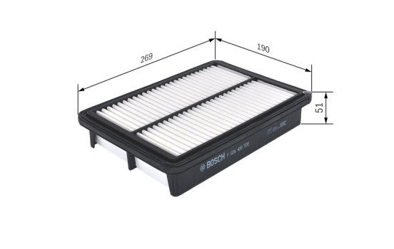 Air filter S0530 Bosch