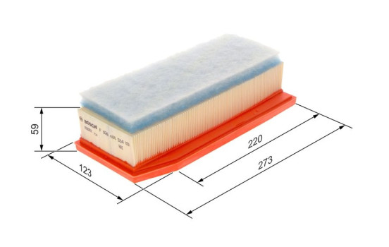 Air Filter S0534 Bosch, Image 5