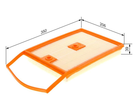 Air Filter S0543 Bosch, Image 6