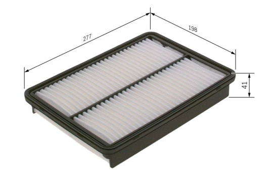 Air Filter S0547 Bosch, Image 6