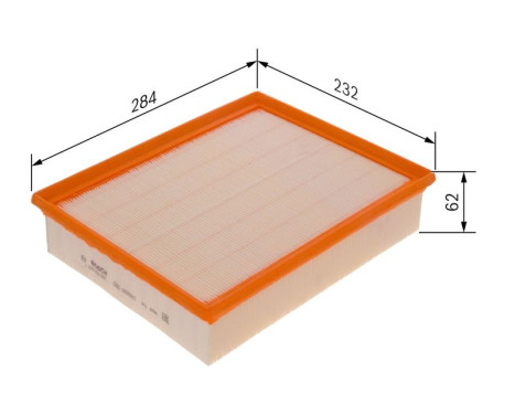 Air Filter S0555 Bosch, Image 6