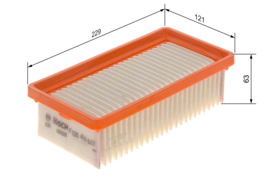 Air Filter S0607 Bosch, Image 5