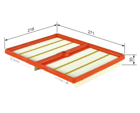 Air filter S0611 Bosch, Image 6