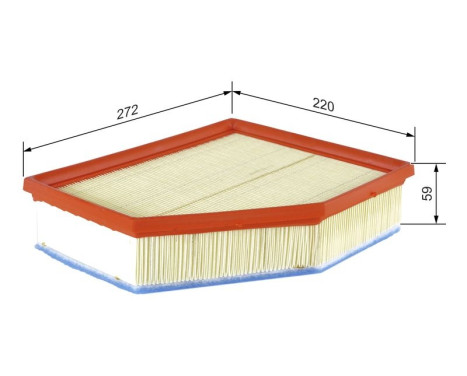Air Filter S0615 Bosch, Image 6