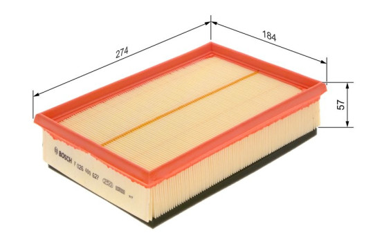 Air Filter S0627 Bosch, Image 5