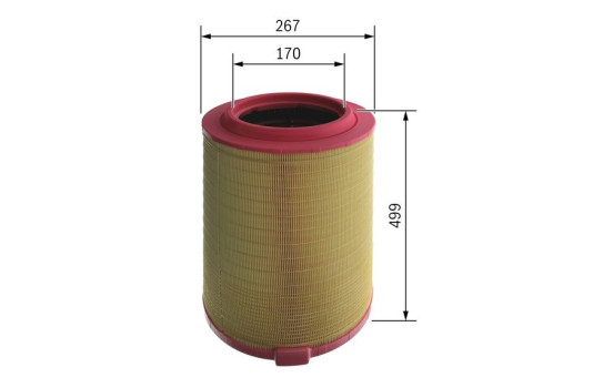 Air filter S0641 Bosch, Image 5