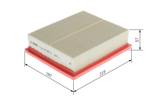 Air filter S0669 Bosch, Image 5