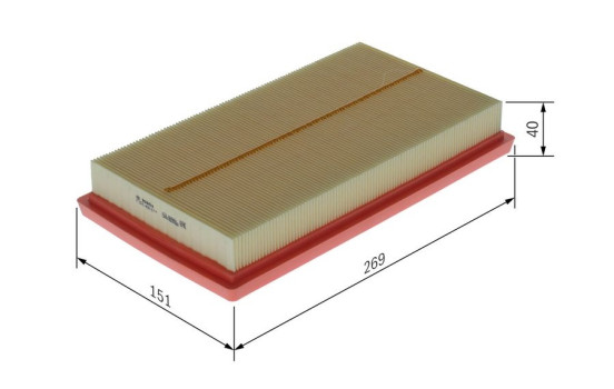 Air filter S0674 Bosch, Image 5