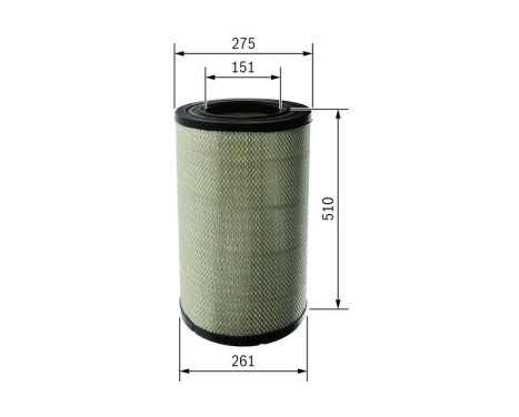 Air filter S0678 Bosch, Image 5