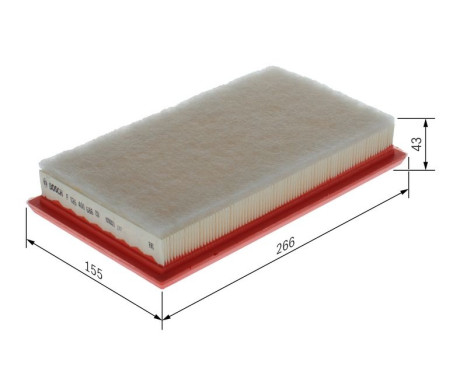 Air filter S0686 Bosch, Image 5