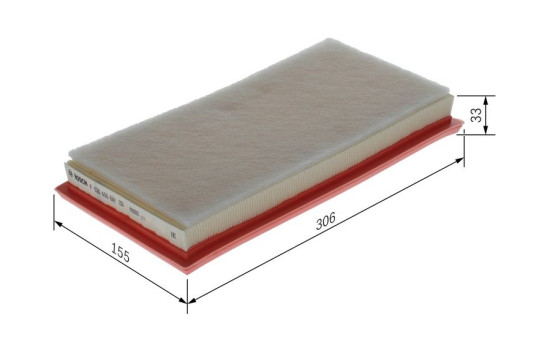 Air filter S0687 Bosch, Image 5