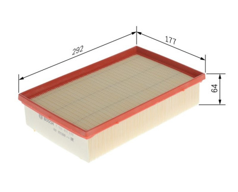 Air filter S0698 Bosch, Image 5