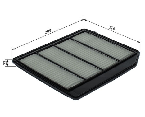 Air filter S0710 Bosch, Image 5