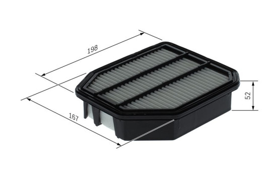 Air filter S0711 Bosch, Image 5