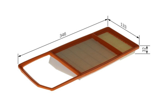 Air filter S0714 Bosch, Image 5