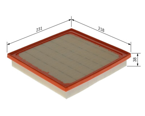 Air filter S0743 Bosch, Image 5