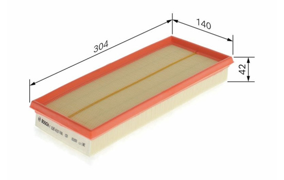 Air filter S0746 Bosch