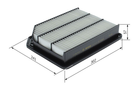 Air filter S0831 Bosch, Image 5