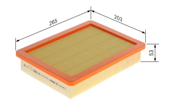 Air filter S0875 Bosch, Image 5