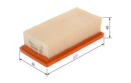 Air Filter S2173 Bosch, Image 5