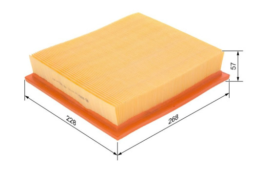 Air Filter S3023 Bosch, Image 2