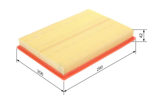 Air Filter S3055 Bosch, Image 2