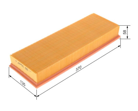 Air Filter S3058 Bosch, Image 2