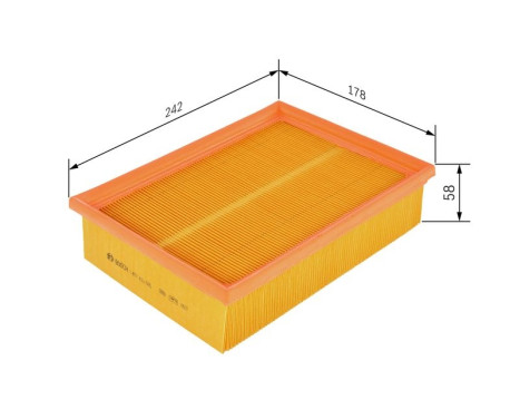 Air Filter S3085 Bosch, Image 2