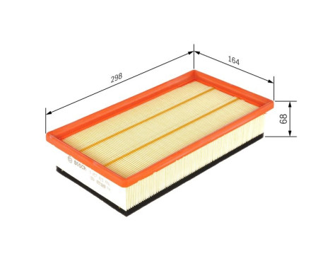 Air Filter S3086 Bosch, Image 3
