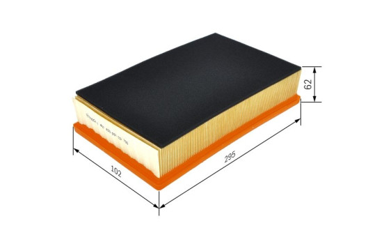 Air Filter S3091 Bosch | - Car air filter