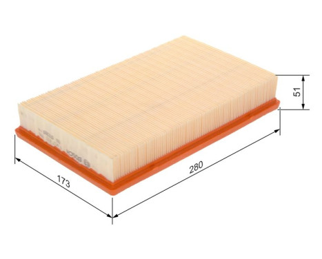 Air Filter S3096 Bosch, Image 2