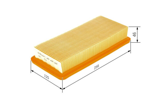 Air Filter S3097 Bosch, Image 2