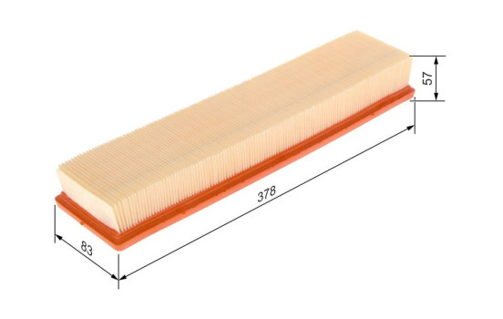 Air Filter S3163 Bosch, Image 2