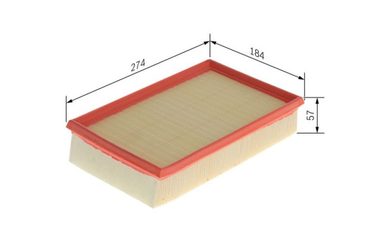 Air Filter S3264 Bosch, Image 6