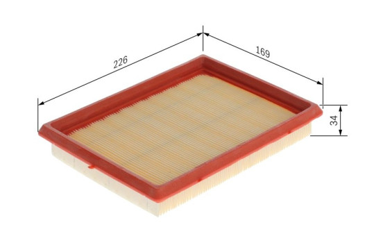 Air Filter S3274 Bosch, Image 6