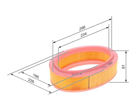 Air Filter S3311 Bosch, Image 5