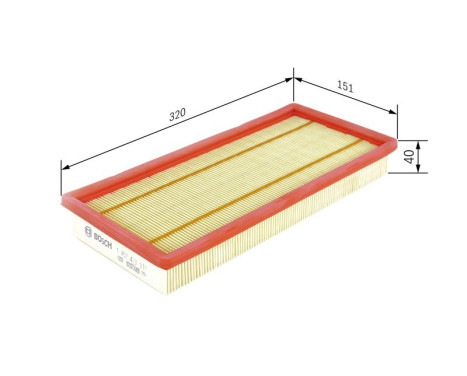Air Filter S3317 Bosch, Image 2
