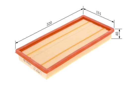 Air Filter S3317 Bosch, Image 6