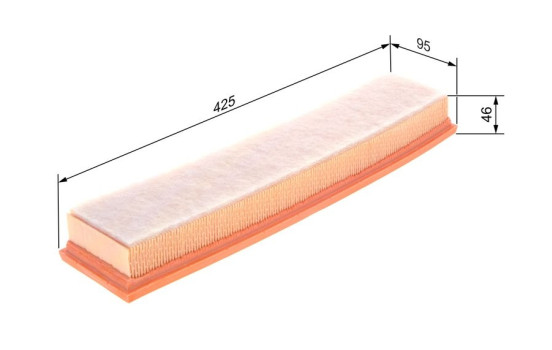 Air Filter S3337 Bosch, Image 3