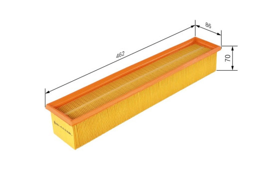 Air Filter S3522 Bosch, Image 2
